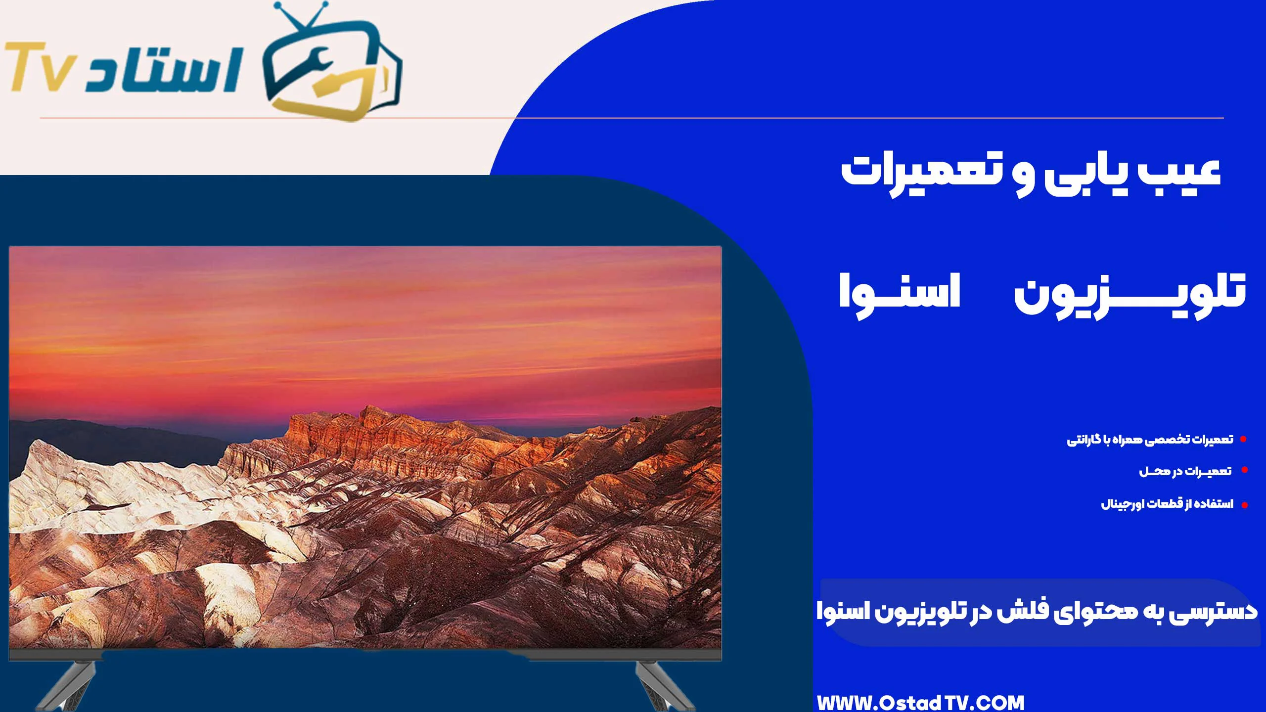 دسترسی به محتوای فلش در تلویزیون اسنوا