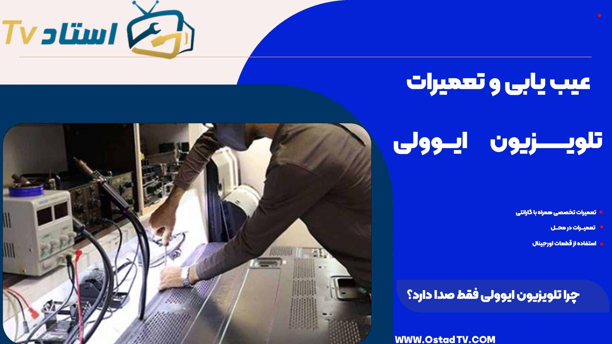 چرا تلویزیون ایوولی فقط صدا دارد؟
