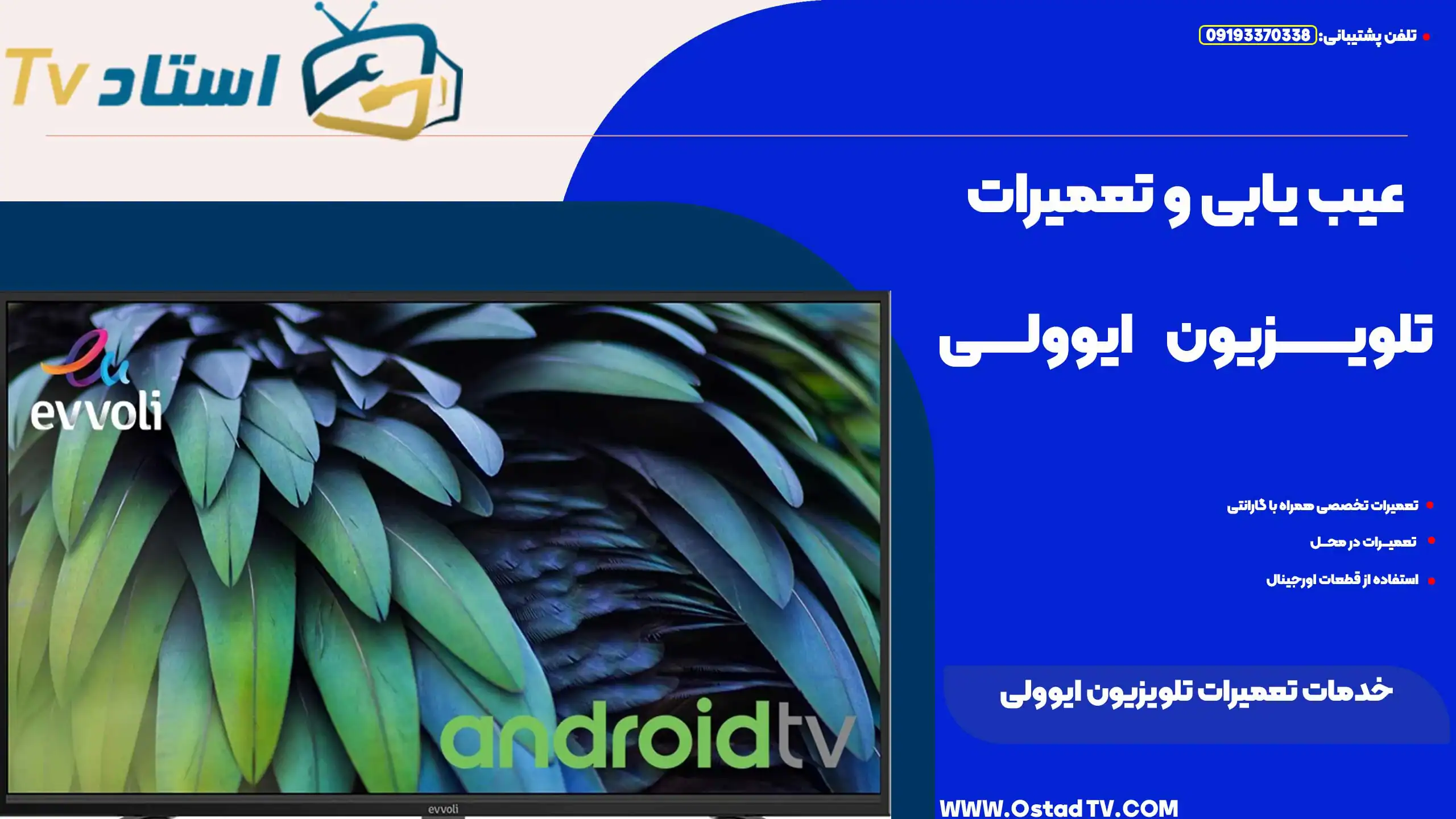 خدمات تعمیرات تلویزیون ایوولی