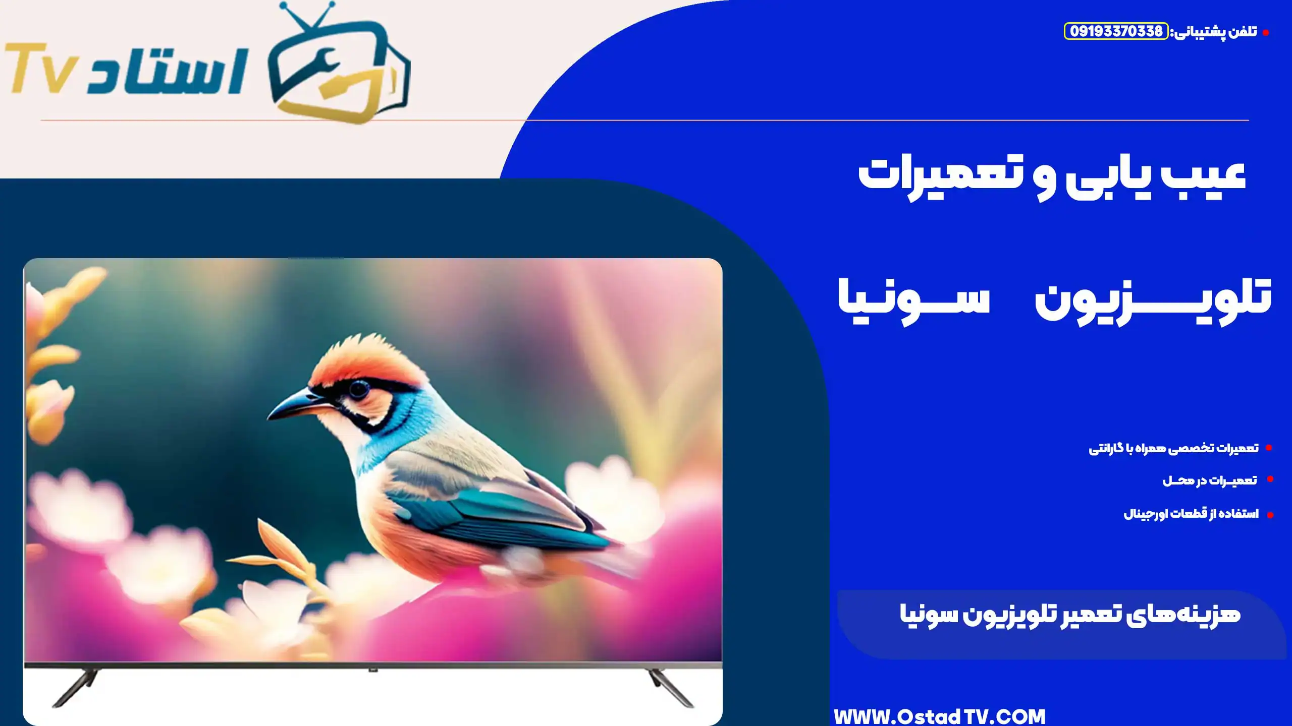 هزینه‌های تعمیر تلویزیون سونیا