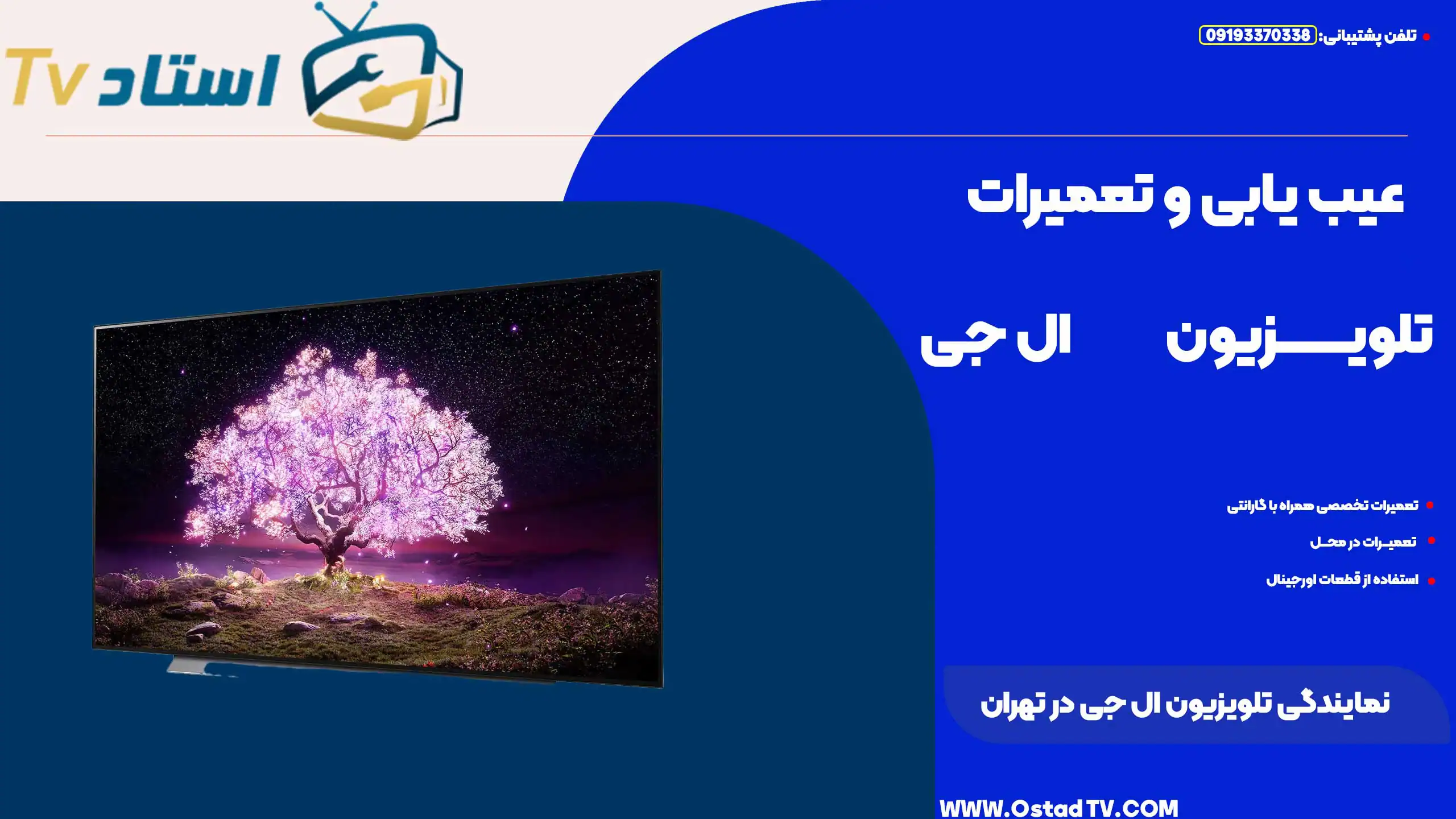 نمایندگی تلویزیون ال جی در تهران